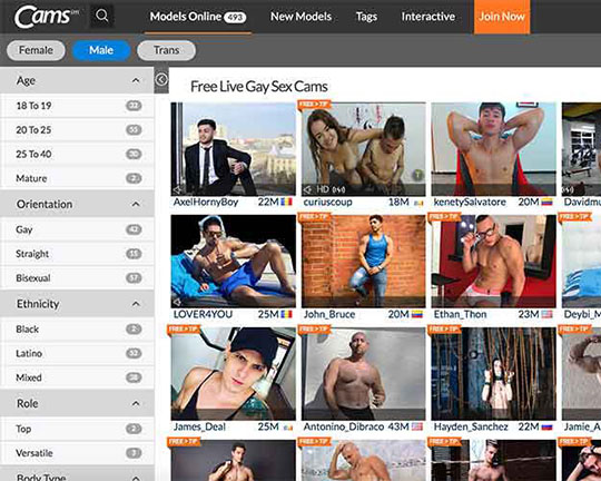 Cams.com Gay Logo