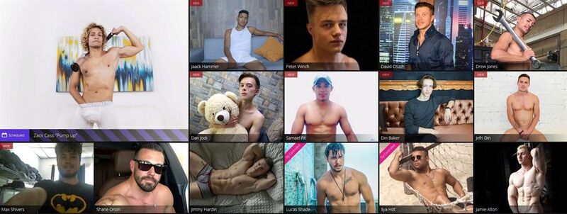 Flirt4Free's cams grid